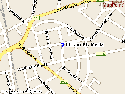 Stadtplan St. Maria
